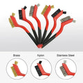 Lyzovique Wire Brush Set — Triple-Bristle Power for Effortless Deep Cleaning