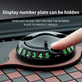 Lyzovique Car Dashboard Mat — Non-Slip Grip With Built-In Parking Number