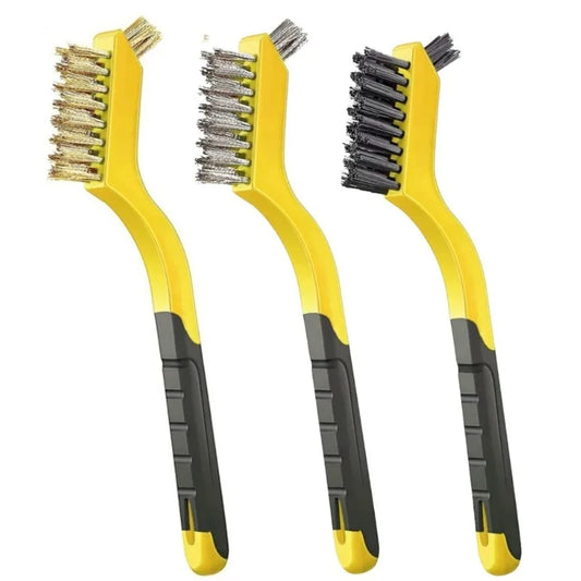 Lyzovique Wire Brush Set — Triple-Bristle Power for Effortless Deep Cleaning