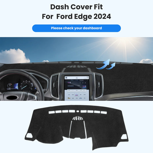 Lyzovique Ford EDGE Dash Mat — UV-Blocking Sunshield for a Cooler, Glare-Free Drive