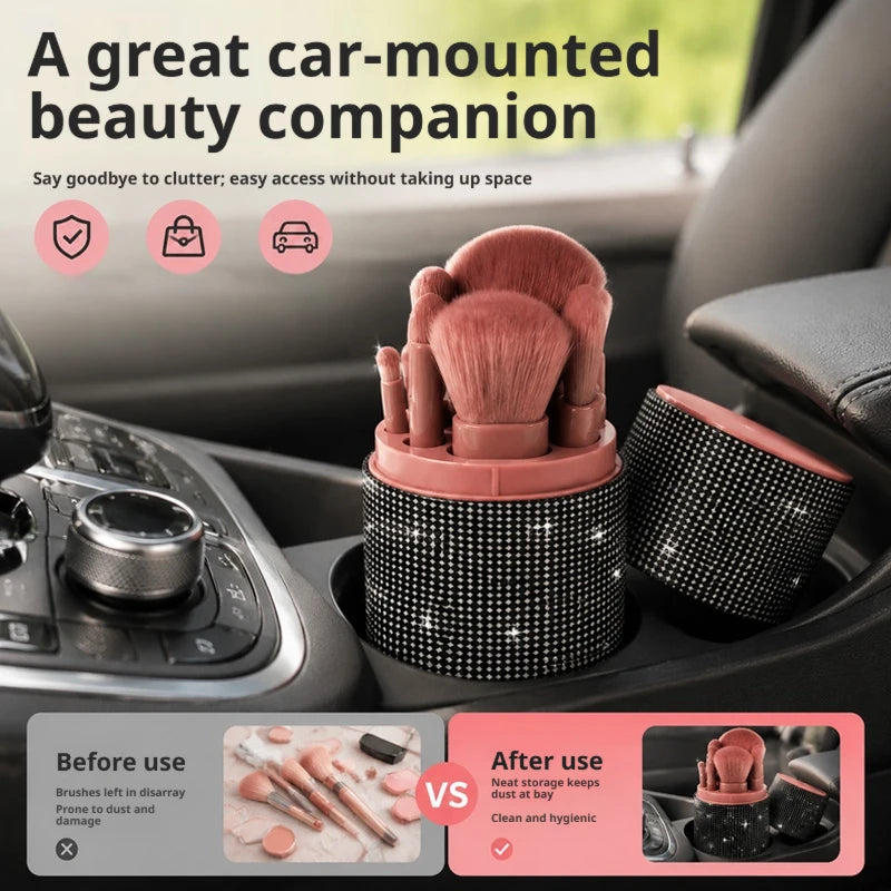 Lyzovique Brush Holder — The Dustproof Organizer That Travels With You